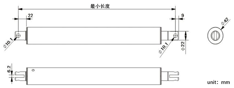 家居辦公電動(dòng)推桿UG42結構圖